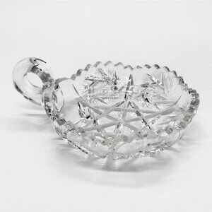 Antique ABP American Brilliant Period Cut Glass Nappy Dish